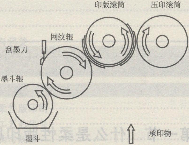 二、柔性版印刷的原理